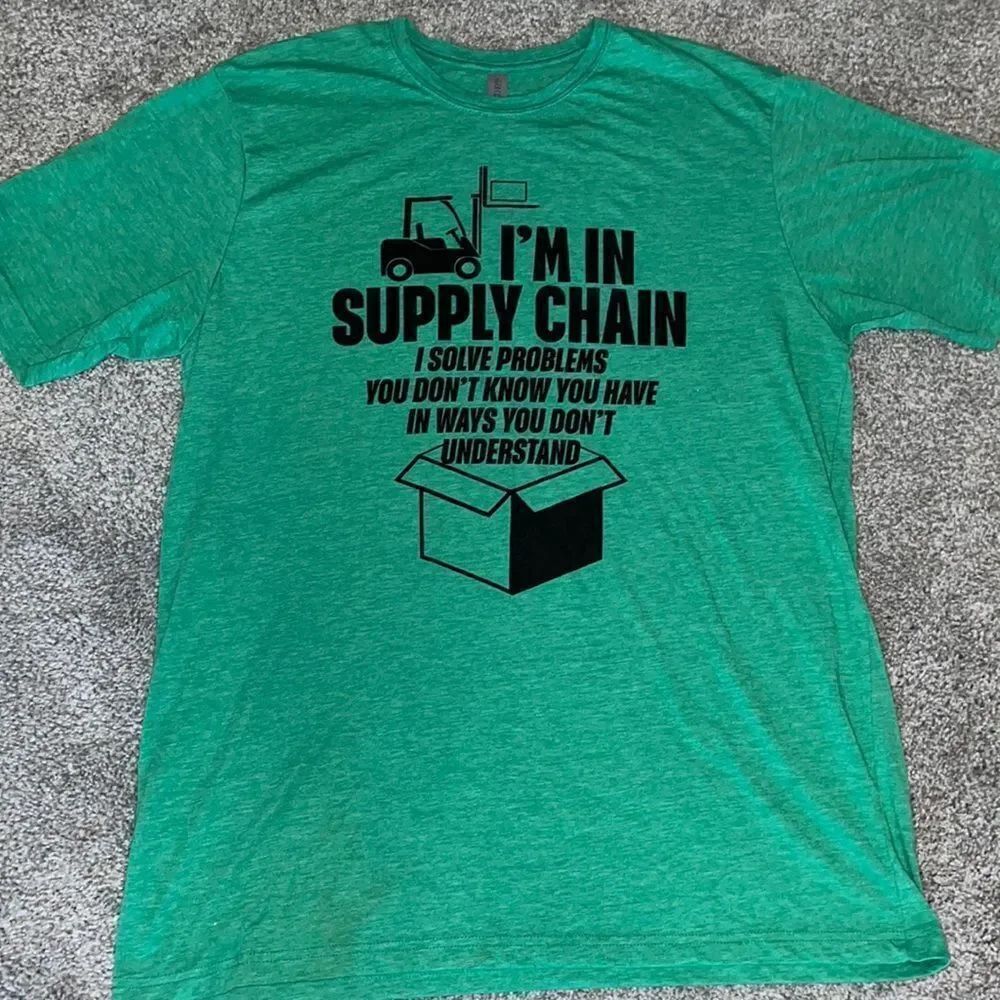 Supply Chain Forklift warehouse Professional problem solver men’s funny T shirt